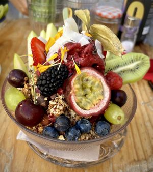 Açai bowl   at Mama Carmen's in Mallorca