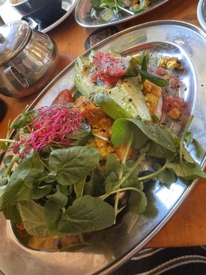 Scrambled Tofu  at Mama Carmen's in Mallorca