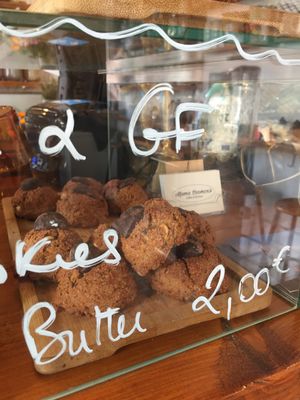 Vegan gluten-free baked goofs  at Mama Carmen's in Mallorca