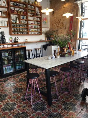 Lovely interior  at Mama Carmen's in Mallorca