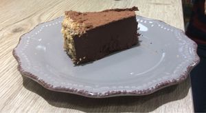 A very pleasant Chocolate cake at Food Expert in Zagreb