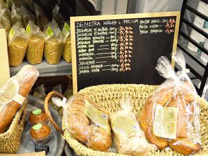 Bread selection at Food Expert in Zagreb