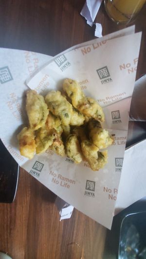 Chou de Bruxelles tempura at JINYA Ramen Bar in Vancouver