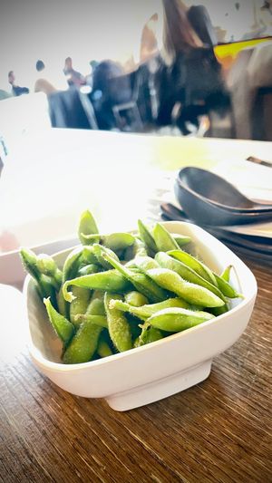 Edemame  at JINYA Ramen Bar in Vancouver