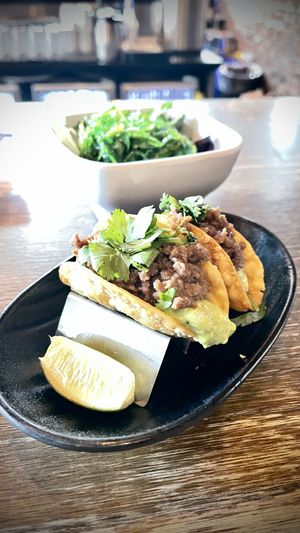 Impossible Tacos  at JINYA Ramen Bar in Vancouver