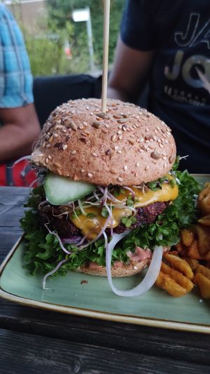 Gemüse-Sprossen-Burger (vegetarisch) at Burgerado in Bochum