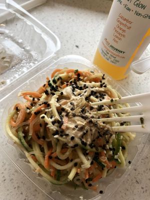 Raw pad Thai  at Juice Journey Cafe in Edgewater