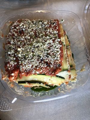Raw vegan lasagna   at Juice Journey Cafe in Edgewater