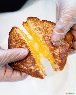 THE BEST VEGAN GRILLED CHEES EVER‼️ at Juice Journey Cafe in Edgewater
