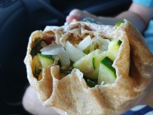 $9.95 McDougall Deluxe Burrito 🌯: Delicious very flavorful at El Patio in Santa Rosa