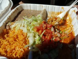 Delicious especially for the price and how healthy it is at El Patio in Santa Rosa