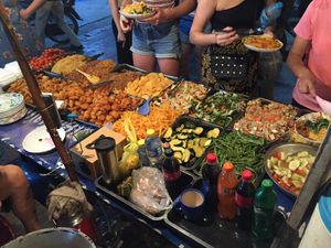 Selection at Hmong Night Market in Luang Prabang