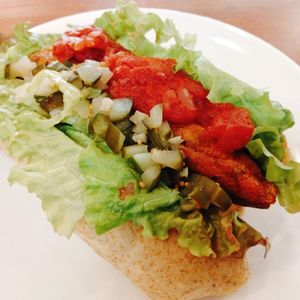 Vegan Hotdog at Pain de BRUN in Tokyo
