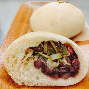 Green Lemon Anpan at Pain de BRUN in Tokyo