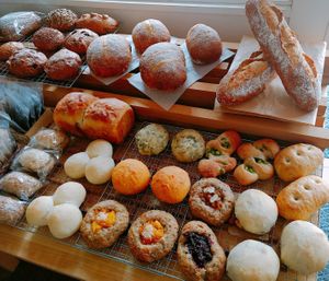 vegan breads at Pain de BRUN in Tokyo