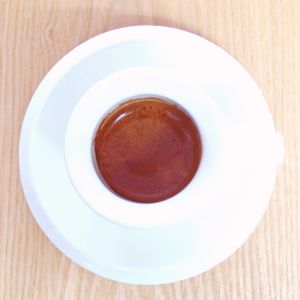 Espresso. store roasted bean. at Pain de BRUN in Tokyo