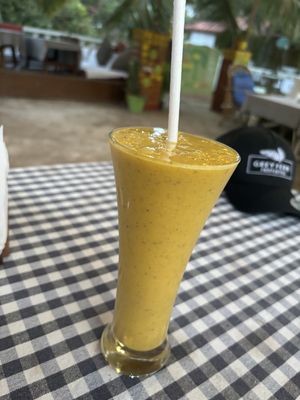 Lumpy 😔 'smoothie’ detox   at Vegan Casa in Patnem