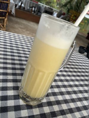 Pineapple fizz  at Vegan Casa in Patnem