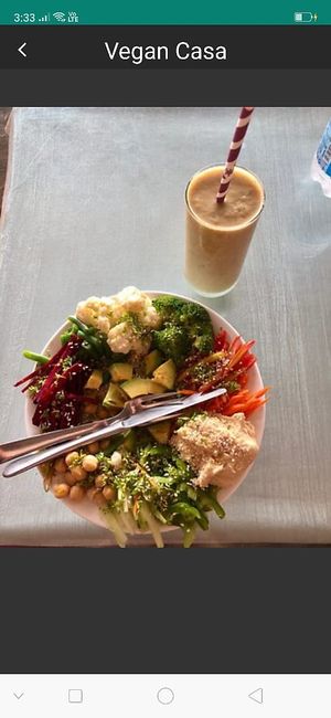 Build your own Buddha bowls and Ayurveda Turmeric Smoothie  at Vegan Casa in Patnem
