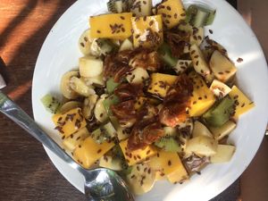 Breakfast Buddha bowl  at Vegan Casa in Patnem