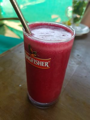 smoothie at Vegan Casa in Patnem