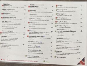 New menu 08/21 at Jialu in Luzern