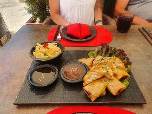 Vegan sharing platter at Jialu in Luzern