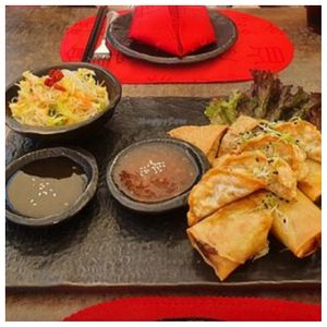 Sharing platter  at Jialu in Luzern