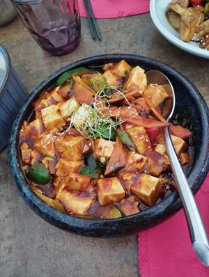 Sichuan tofu at Jialu in Luzern