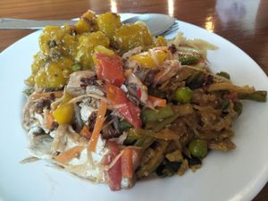 Buffet at Chew Xin Jai in Pai