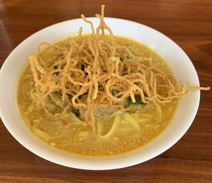 Kao soi  at Chew Xin Jai in Pai