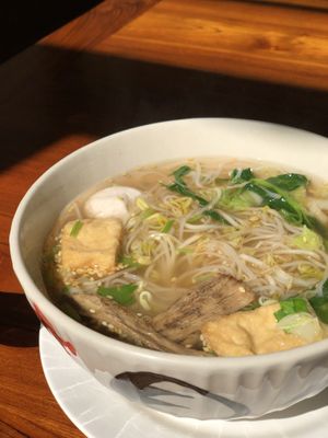 Noodle soup!!  at Chew Xin Jai in Pai