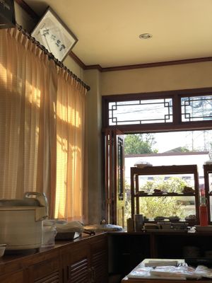 Food counter  at Chew Xin Jai in Pai