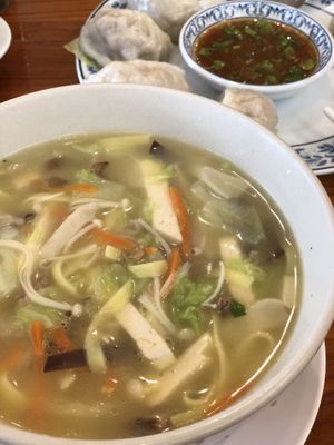 Chinese soup  at Chew Xin Jai in Pai