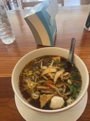 Noodle soup   at Chew Xin Jai in Pai