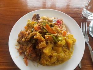 All of the curries. at Chew Xin Jai in Pai