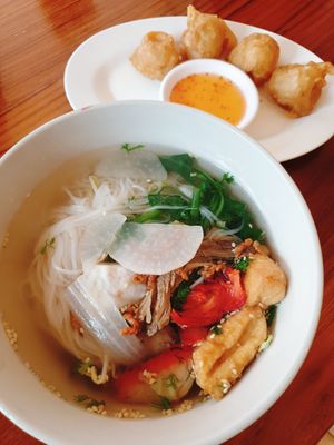 White noodle soup at Chew Xin Jai in Pai