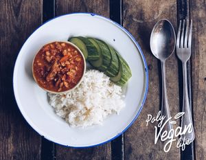 Nam prik ong at Chew Xin Jai in Pai