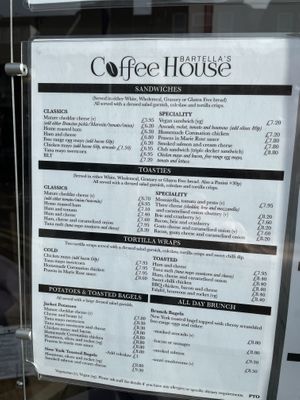   at Bartellas Coffee House in Northampton