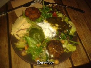 Falafel/ Salad meal at My Village in North West London