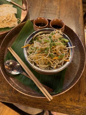 Veg noodles  at True Thomas in Varkala