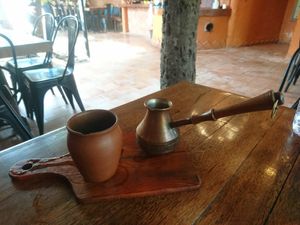 Coffee at True Thomas in Varkala