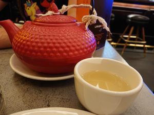 Yasmine tea at Laksamania in London