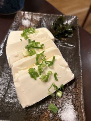 Cold tofu   at Ren in Kutchan