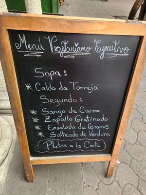 Daily changing menu at Restaurante Vegetarian Trebol - Maybe closed in Guayaquil