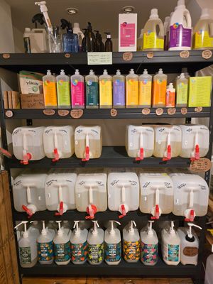 Cleaning products at Oodles and Pinches in Haarlem