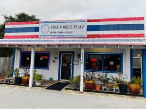 Front of restaurant  at Thai Noodle Place in Mary Esther