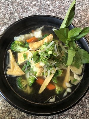 Vegan Pho  at The Boiling Bowl in Portland