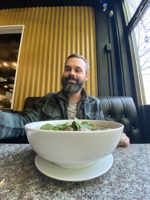 The “Super Bowl” (not vegan) at The Boiling Bowl in Portland