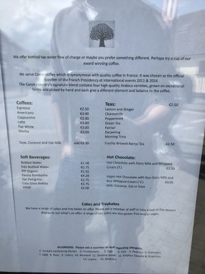 Sorry for the terrible menu photos at Trim 'n Healthy in Trim